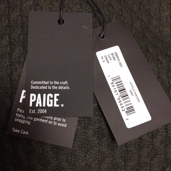 PAIGE 'Estelle' Long Sleeve Wool Blend Sweater - Picture 6 of 6